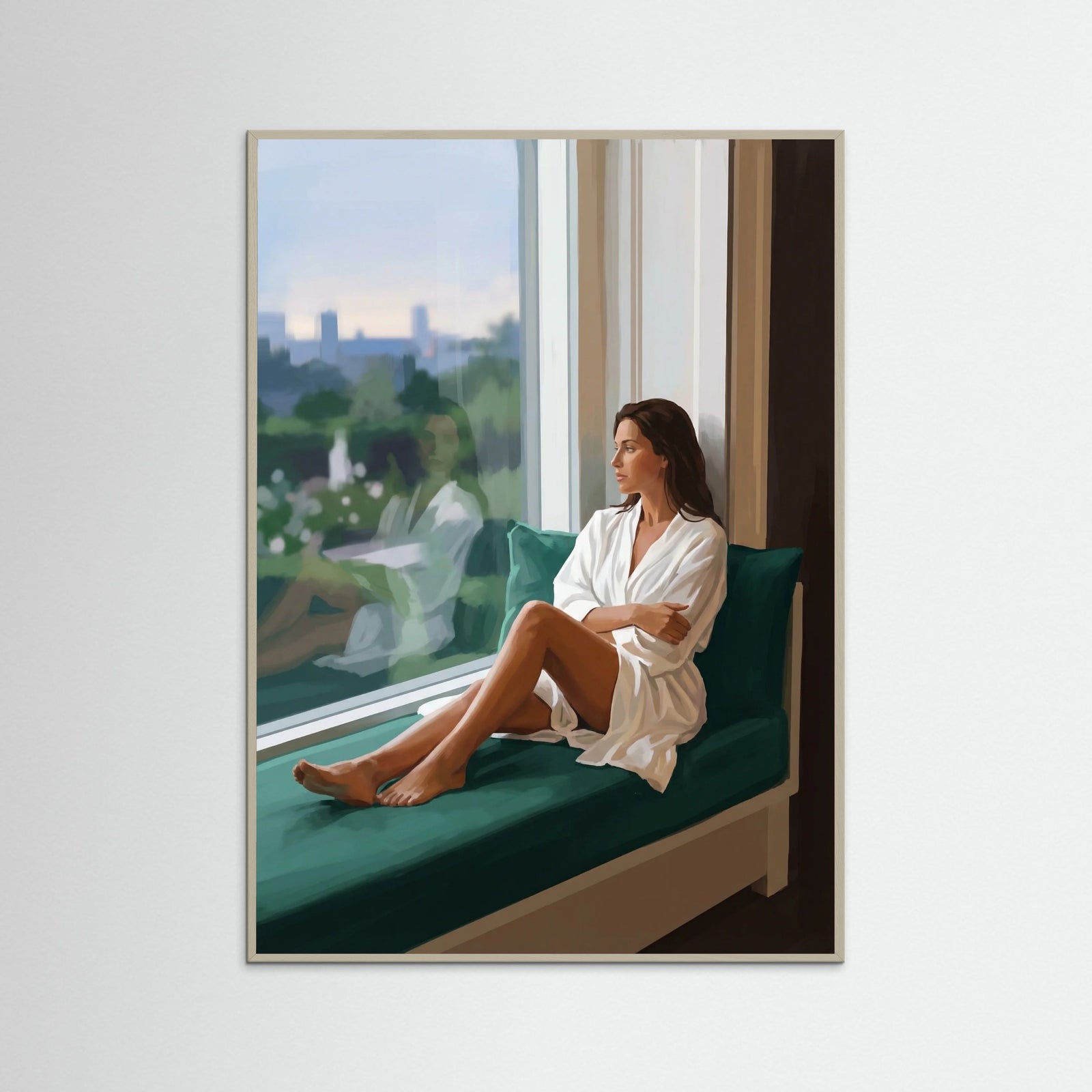 Grey Wood Afternoon Serenity