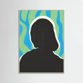 Anonymous Portrait In Cool Colors Poster – poster and art print