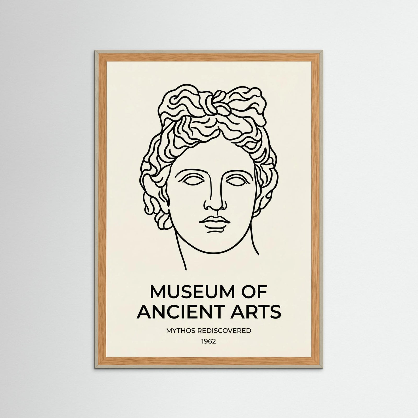 Grey Wood Antibes Museum Poster