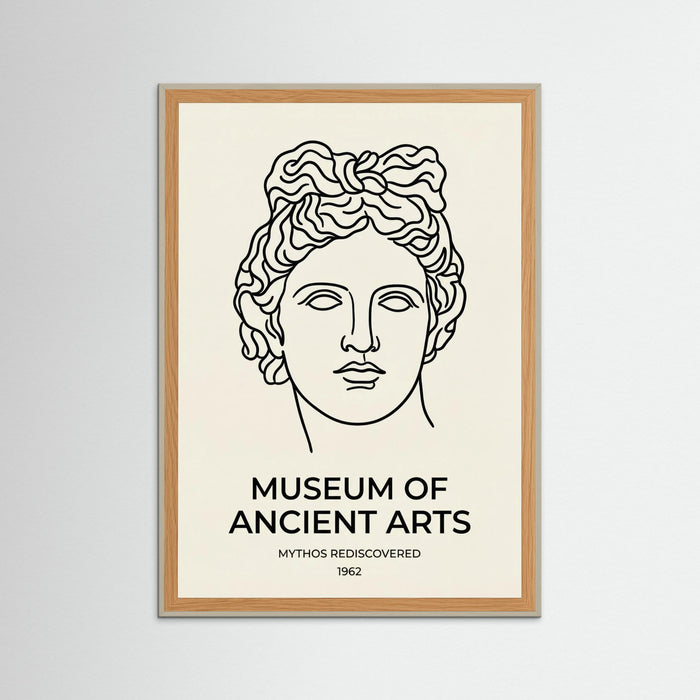 Grey Wood Antibes Museum Poster
