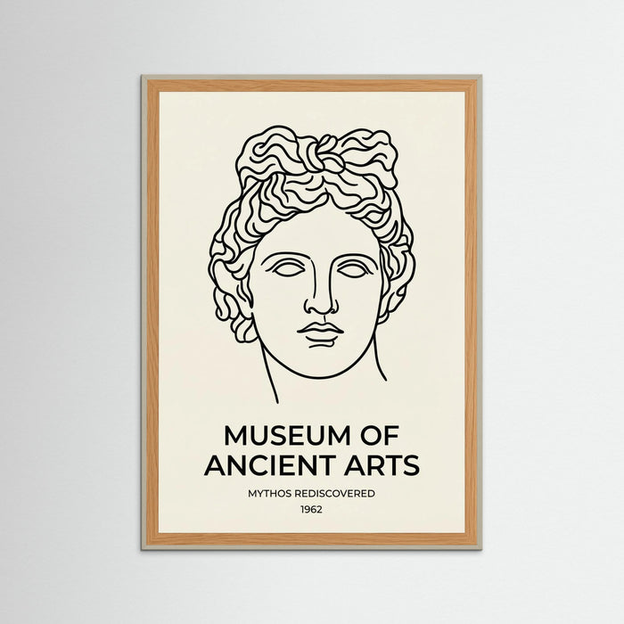 Grey Wood Antibes Museum Poster