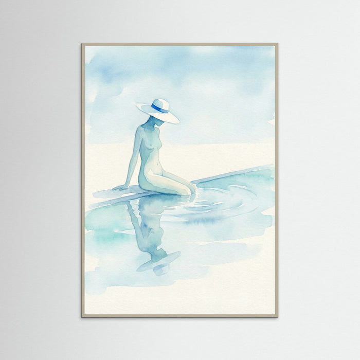 Grey Wood Aqua Spring