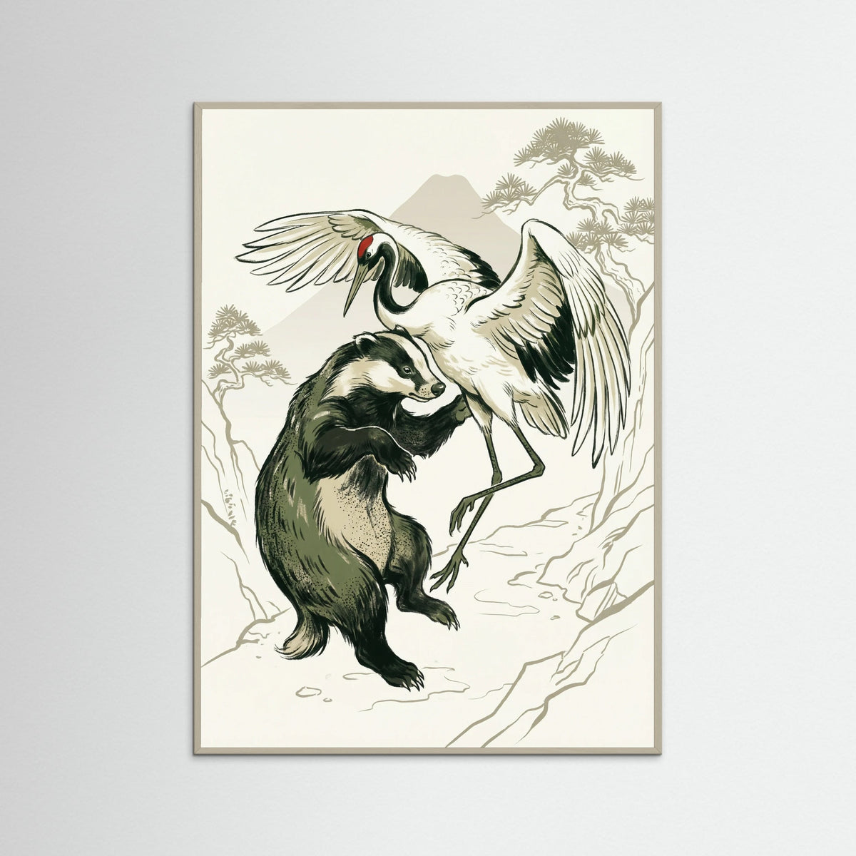 Grey Wood Aquatic Wrestle