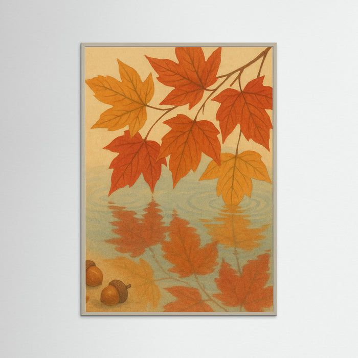 Grey Wood Autumn Reflection