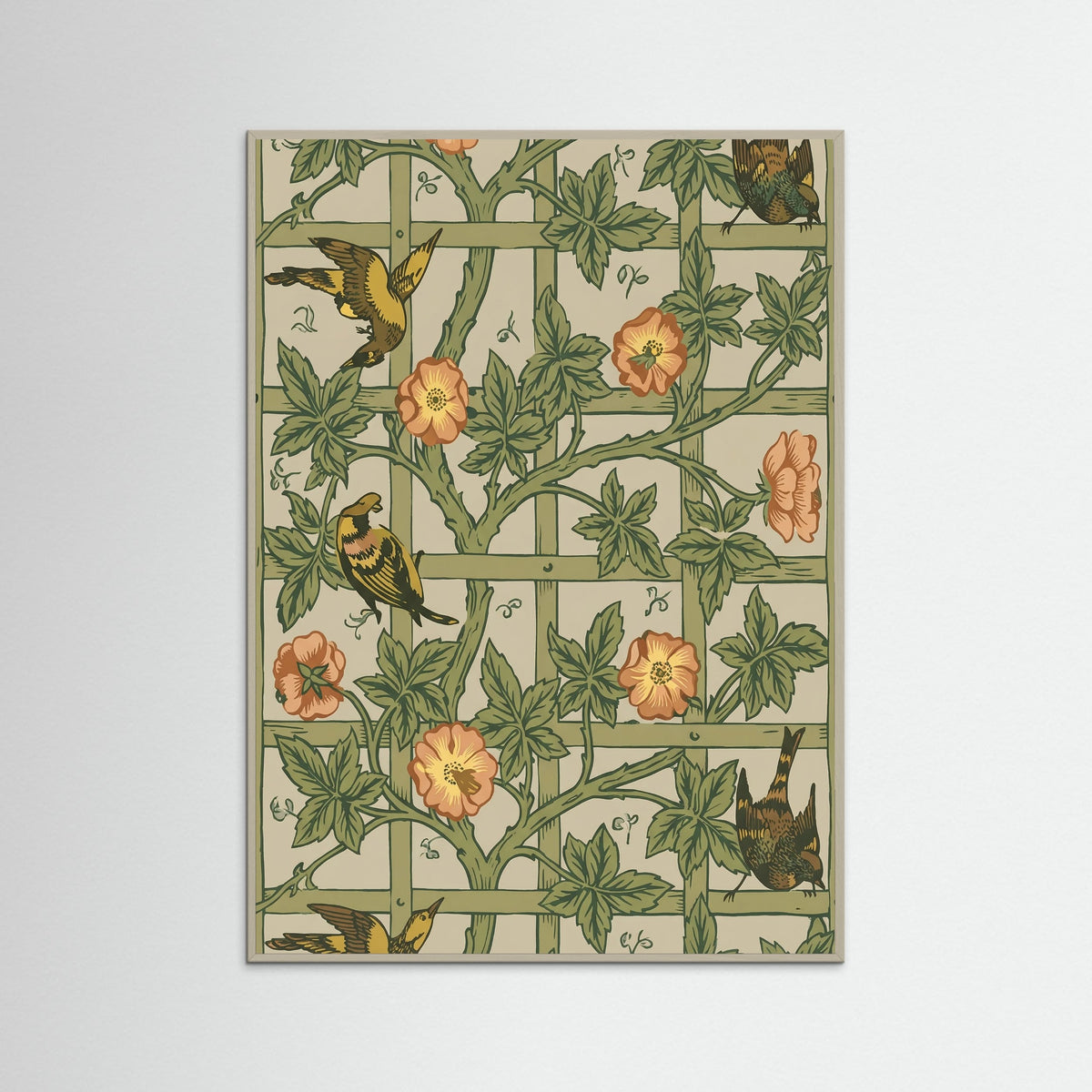 Grey Wood Avian Trellis