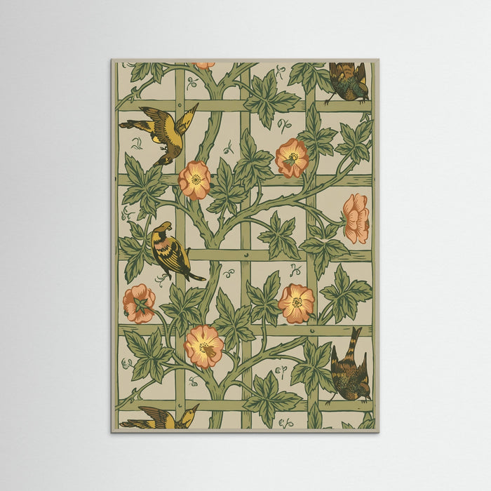 Grey Wood Avian Trellis