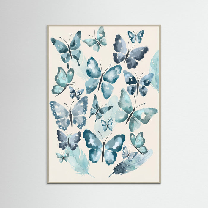 Grey Wood Azure Butterflies
