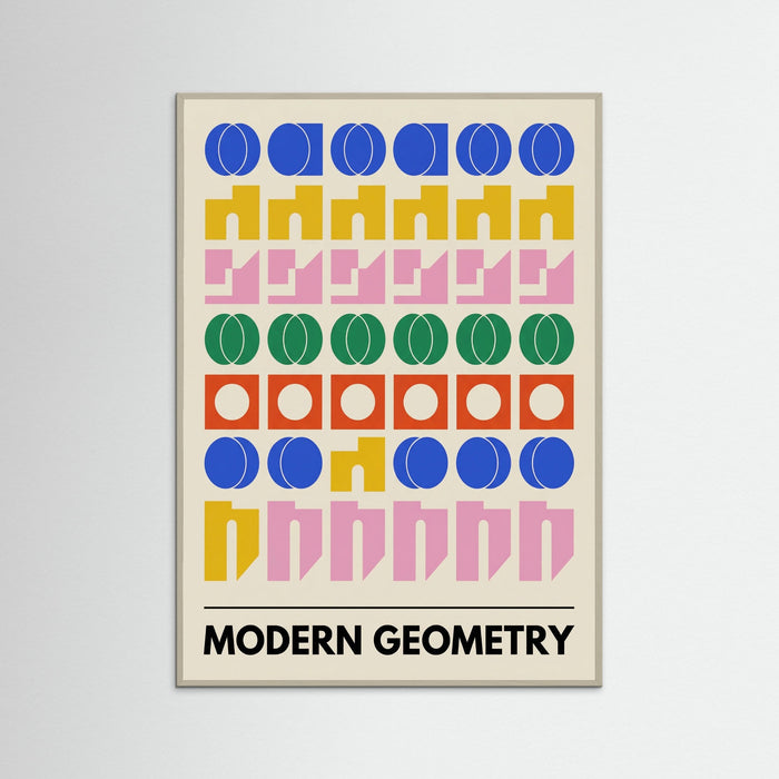 Bauhaus Blooms Grid – plakat og kunsttryk