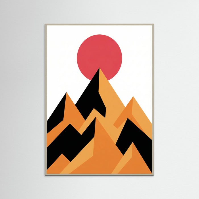 Grey Wood Bauhaus Sunrise