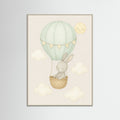 Grey Wood Bear Hot Air Balloon
