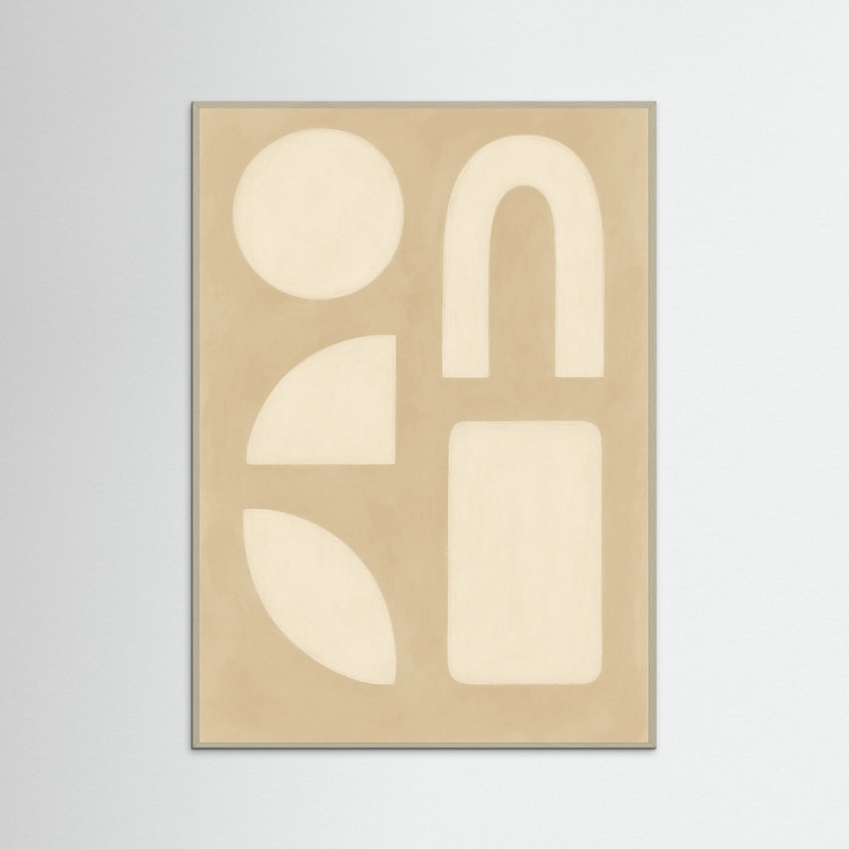 Grey Wood Beige Swirls