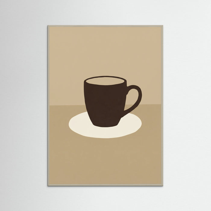Grey Wood Beverage Silhouette