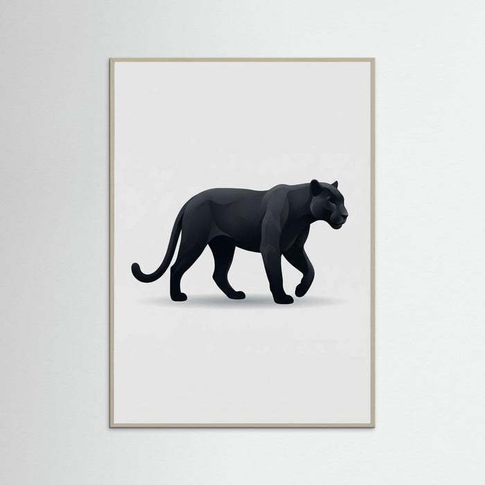 Grey Wood Black Stallion