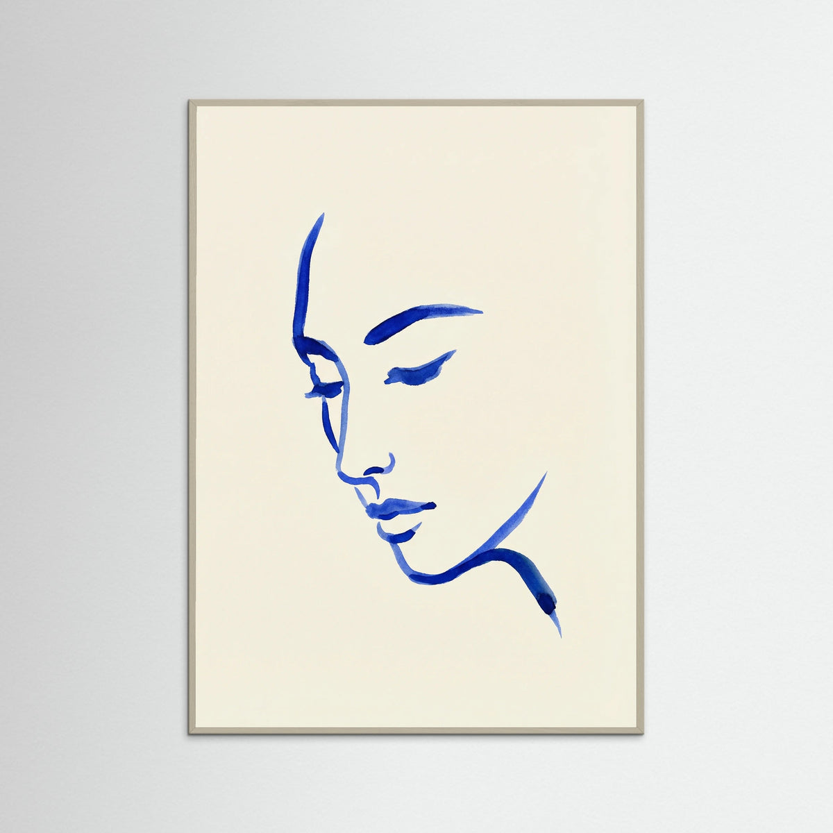 Grey Wood Blue Contemplation