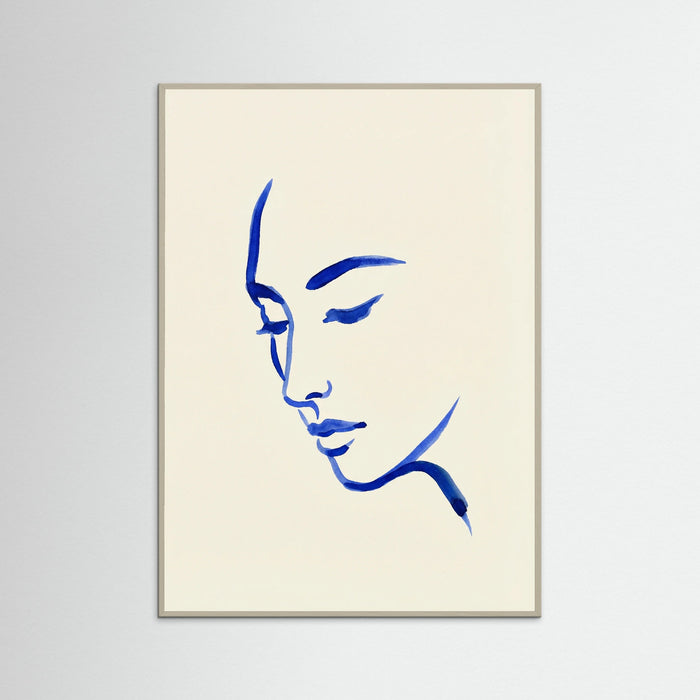Grey Wood Blue Contemplation