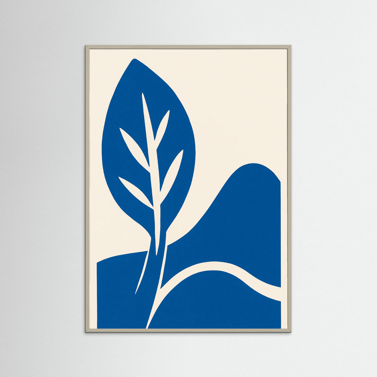 Grey Wood Blue Contour Dream