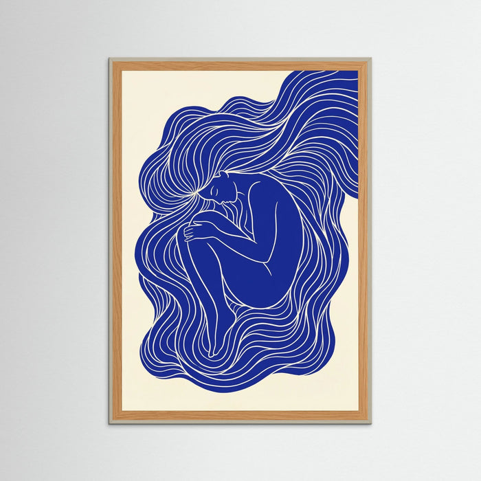 Grey Wood Blue Embrace 1