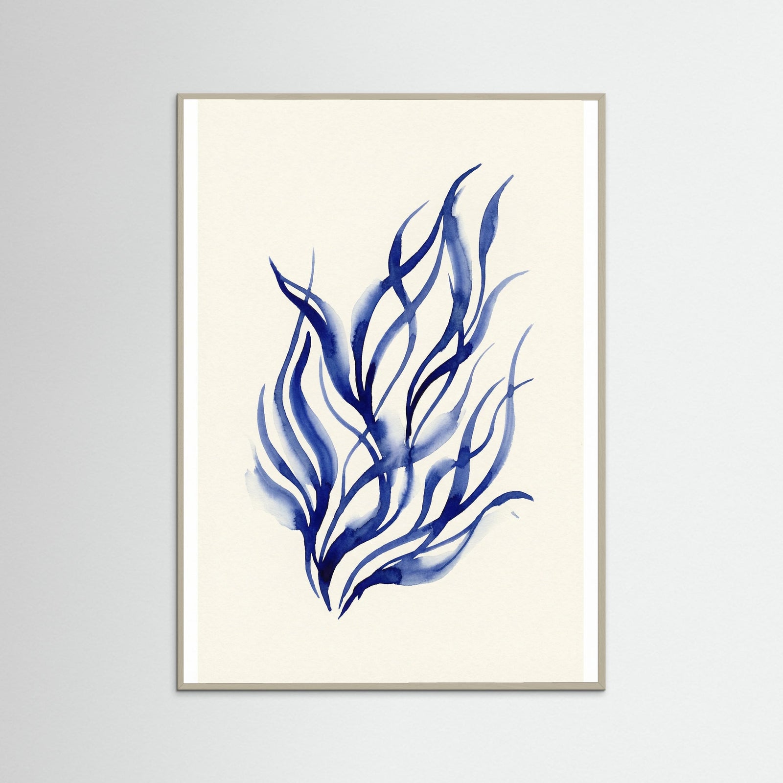 Grey Wood Blue Embrace Blue