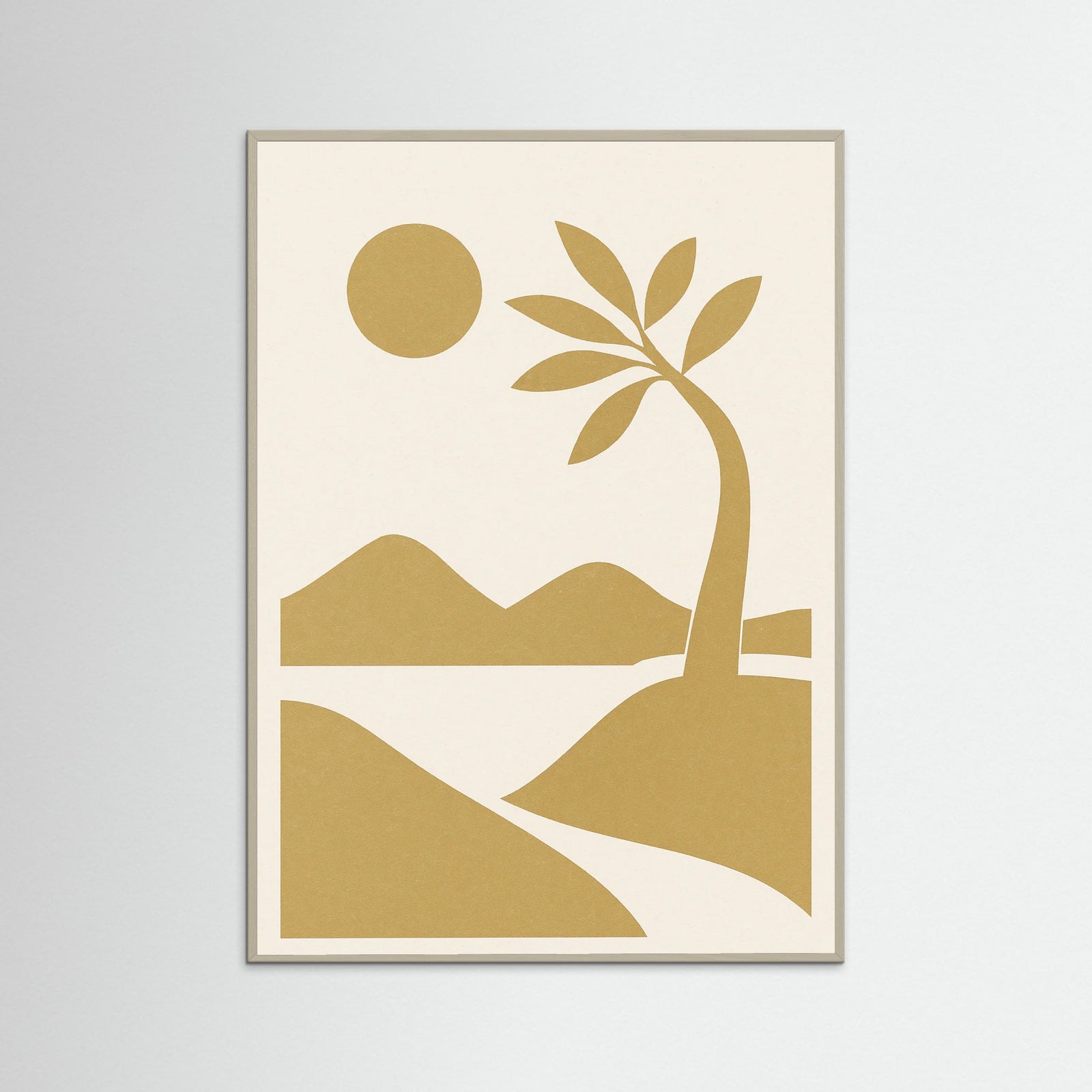 Grey Wood Blue Embrace