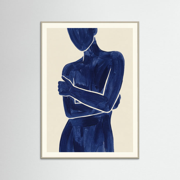Grey Wood Blue Embrace