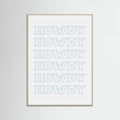 Plakat Blue Howdy – plakat i druk artystyczny