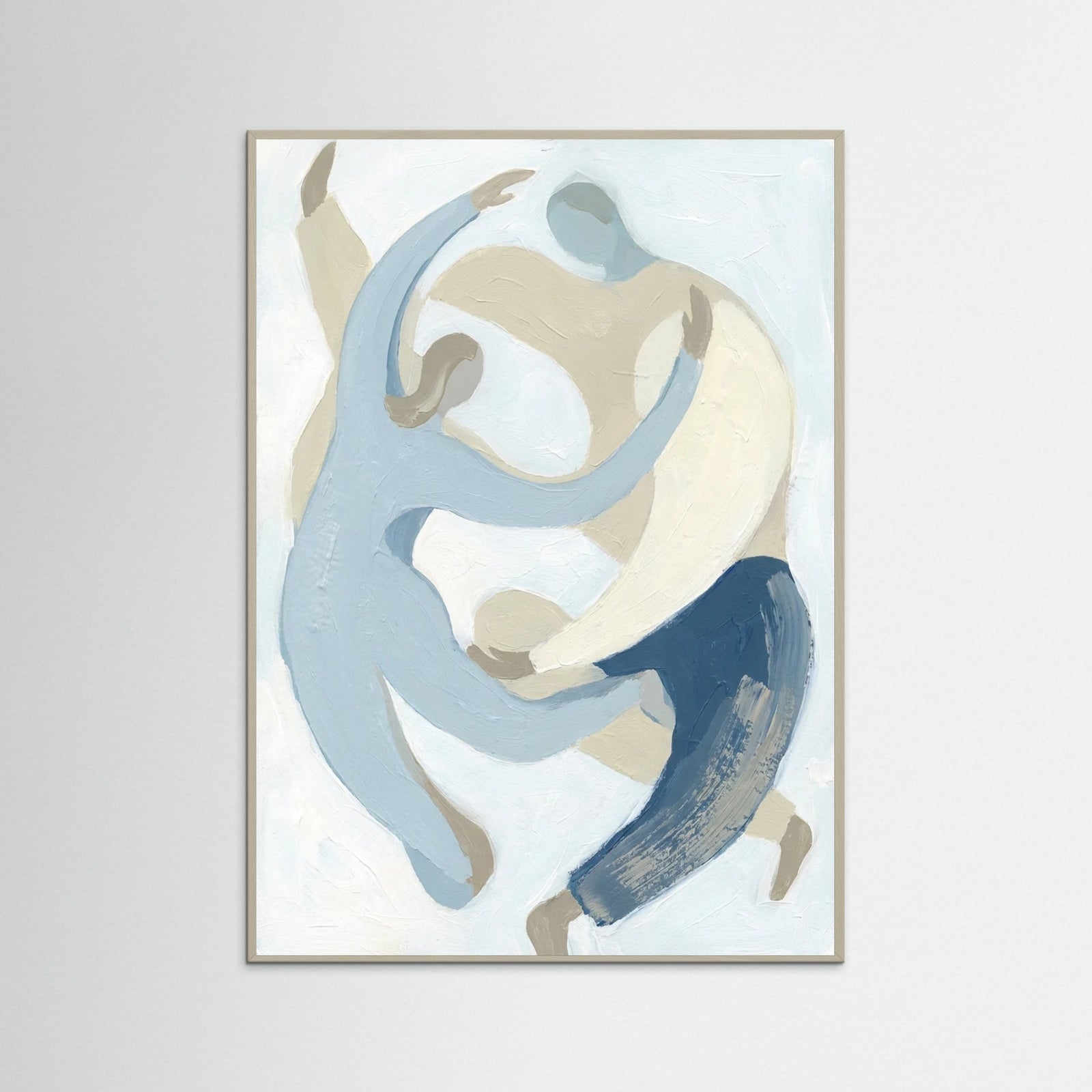 Grey Wood Blue Intertwine