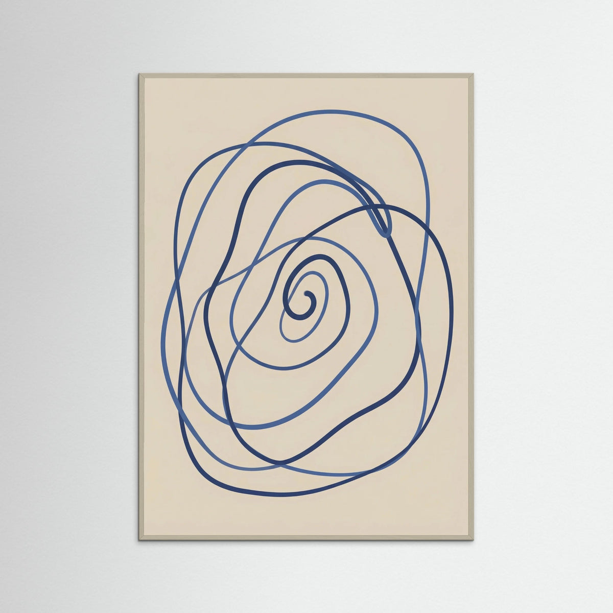 Grey Wood Blue Meander