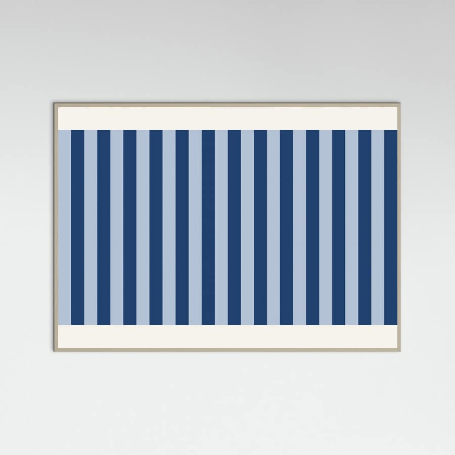 Poster Blue Stripes – poster e stampa artistica