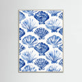 Blueshellpattern Poster – Poster und Kunstdruck