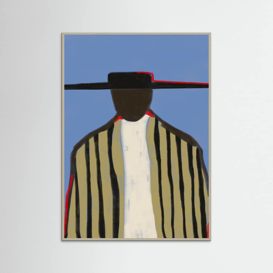 Bold Hat and Stripes New Mexico Style Poster – plakat og kunsttryk
