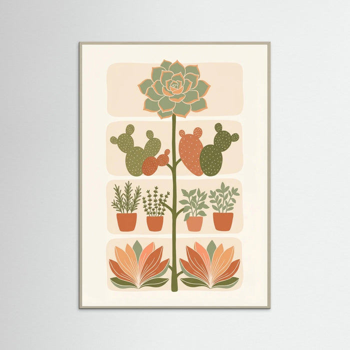 Grey Wood Botanical Blocks