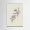 Grey Wood Botanical Contour
