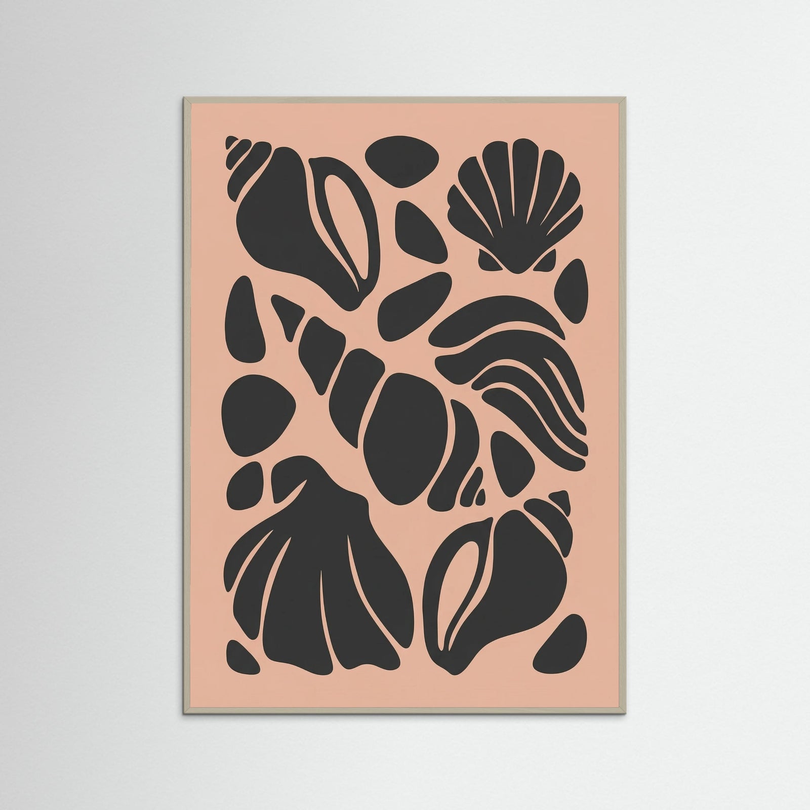 Grey Wood Botanical Cutouts