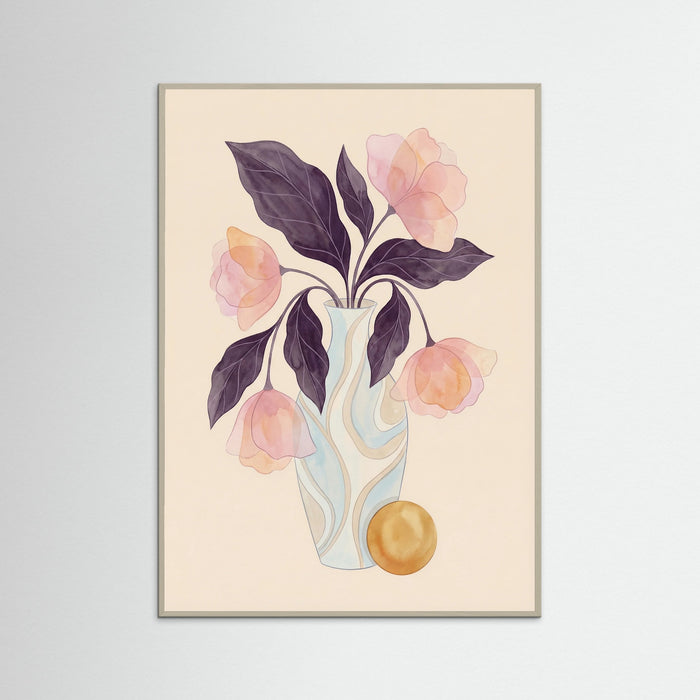 Grey Wood Botanical Embrace