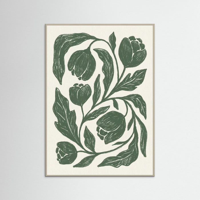 Grey Wood Botanical Flow