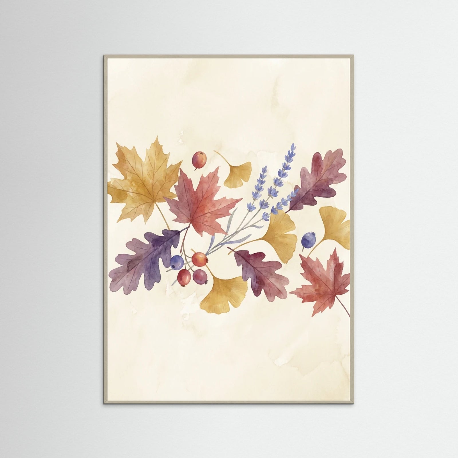 Grey Wood Botanical Harmony