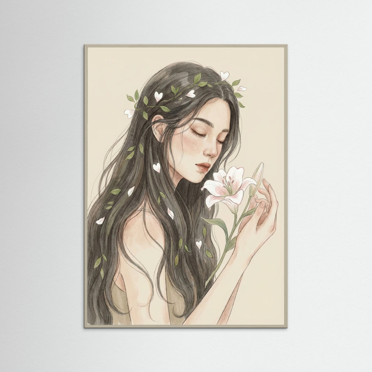 Grey Wood Botanical Serenity