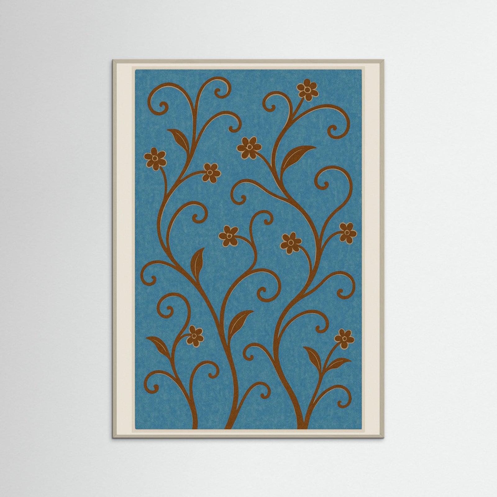 Grey Wood Botanical Vines