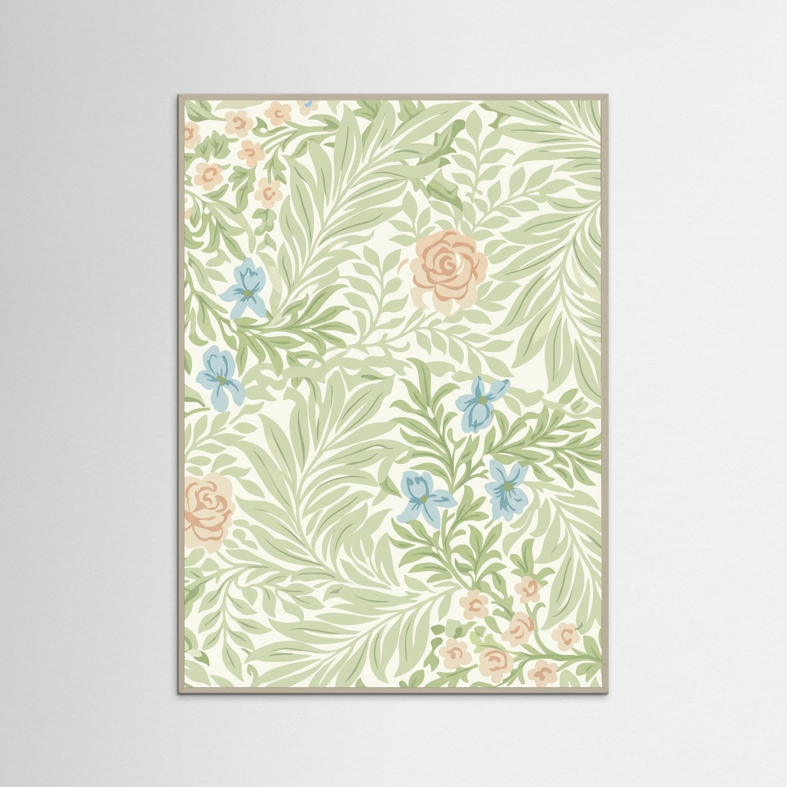 Grey Wood Botanical Whispers