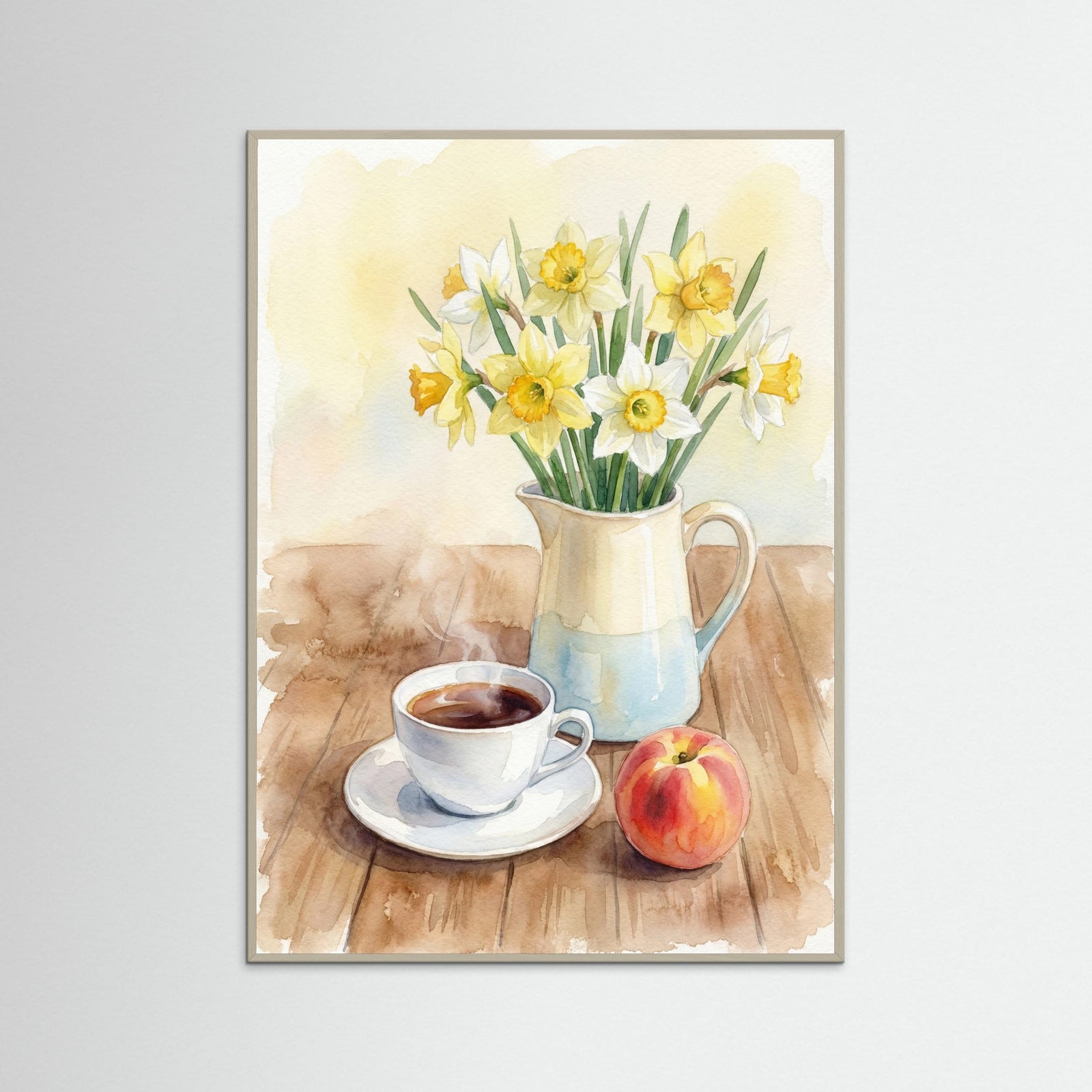 Grey Wood Breakfast Serenity