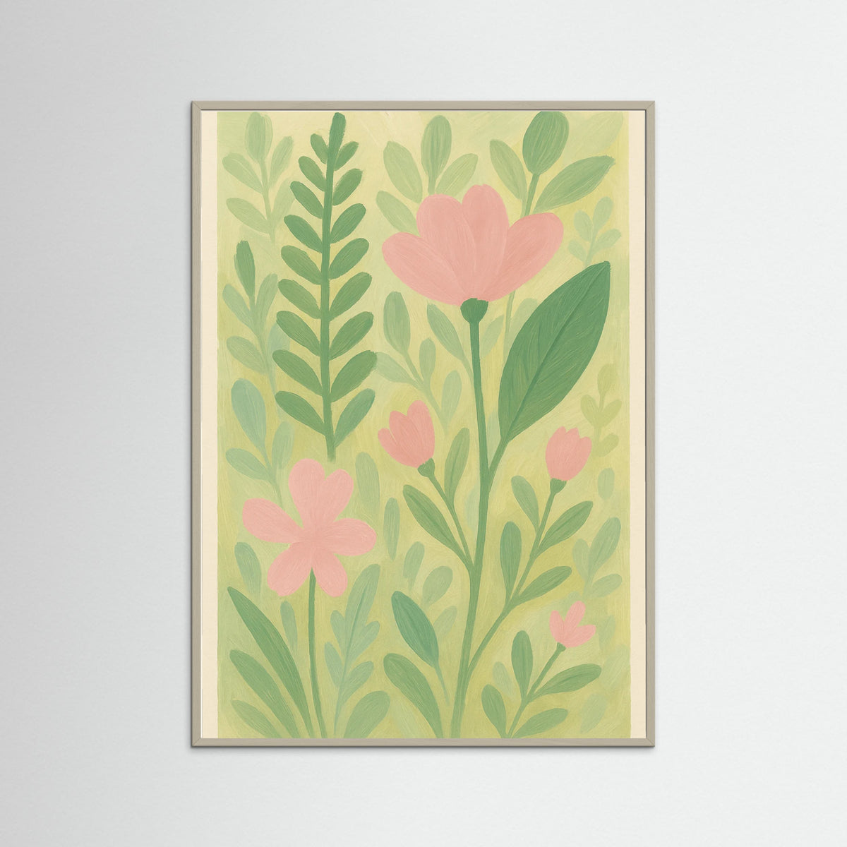 Grey Wood Brushstroke Bliss