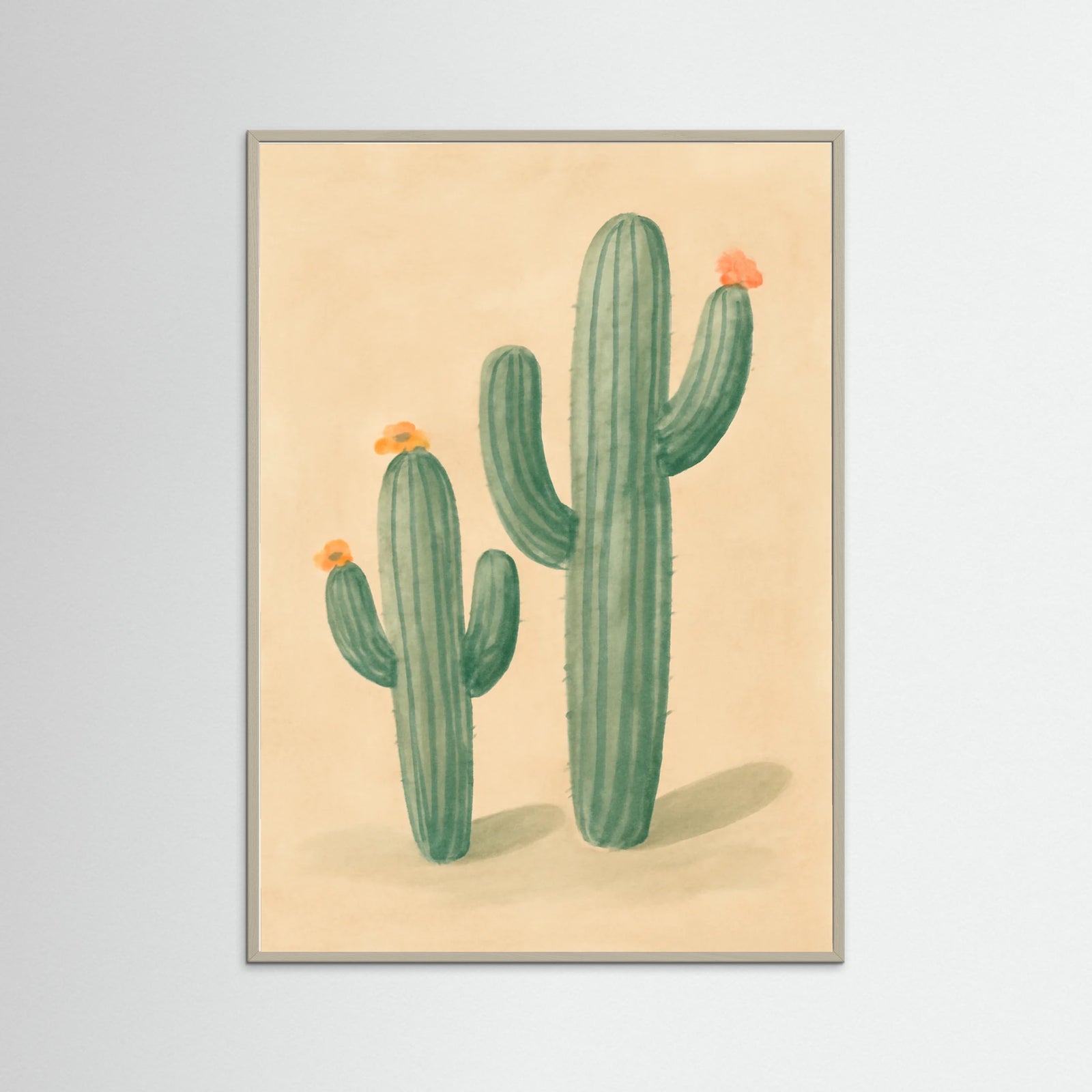 Grey Wood Cactus Harmony