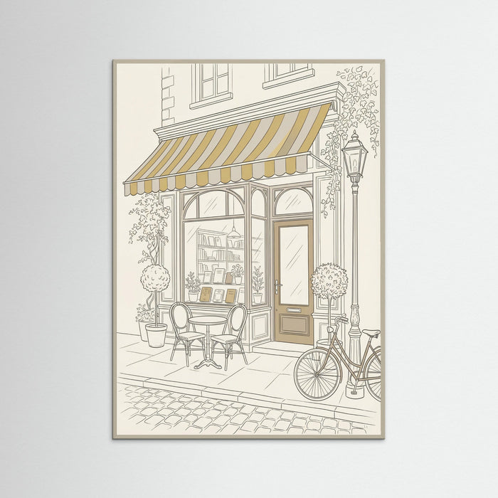 Grey Wood Cafe Serenity Sketch
