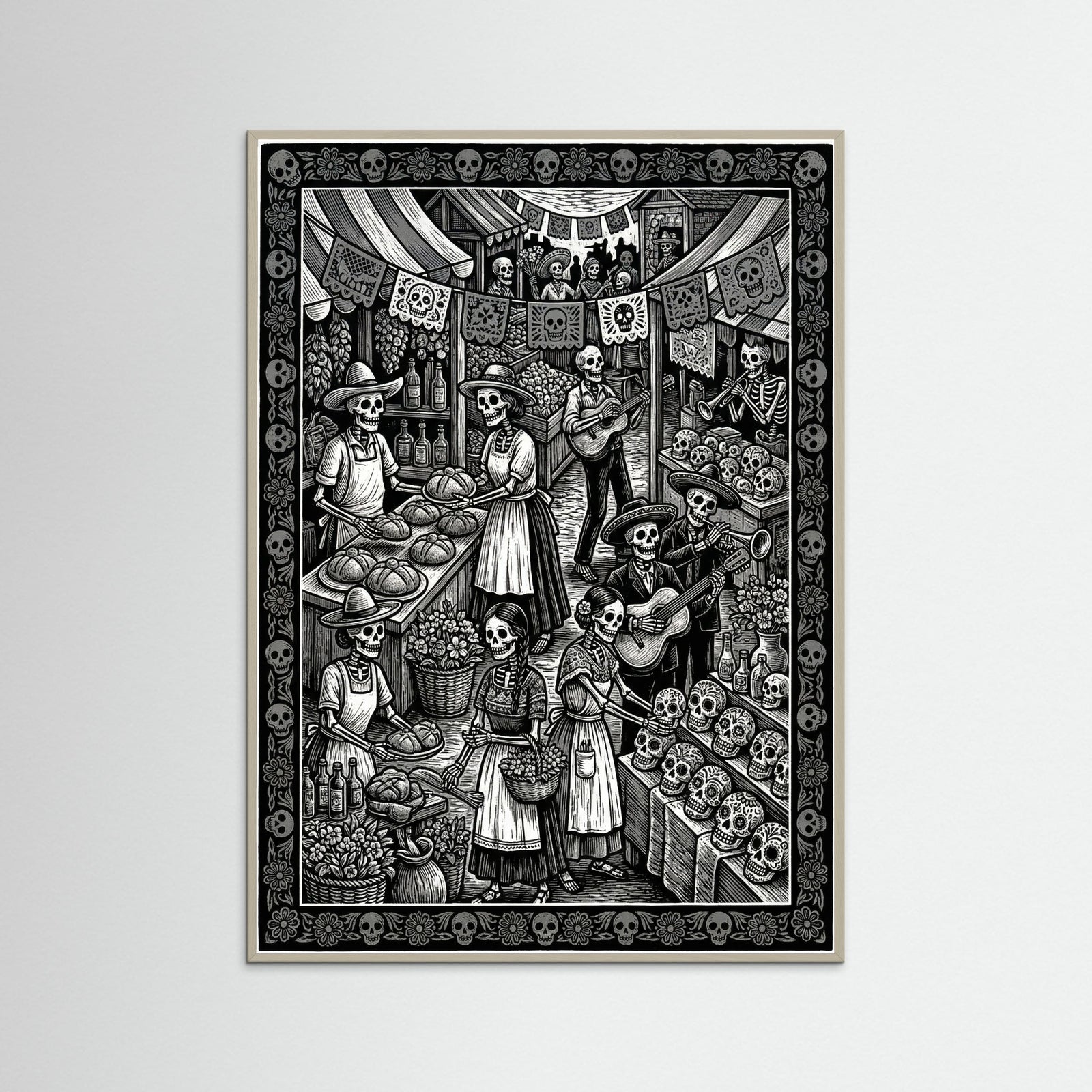 Grey Wood Calavera Tapatia Chronicle
