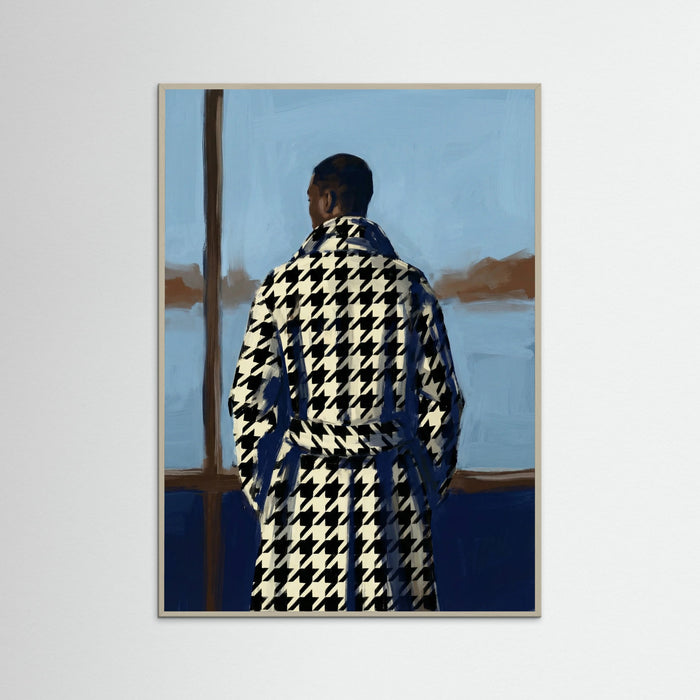 Grey Wood Checkered Solace