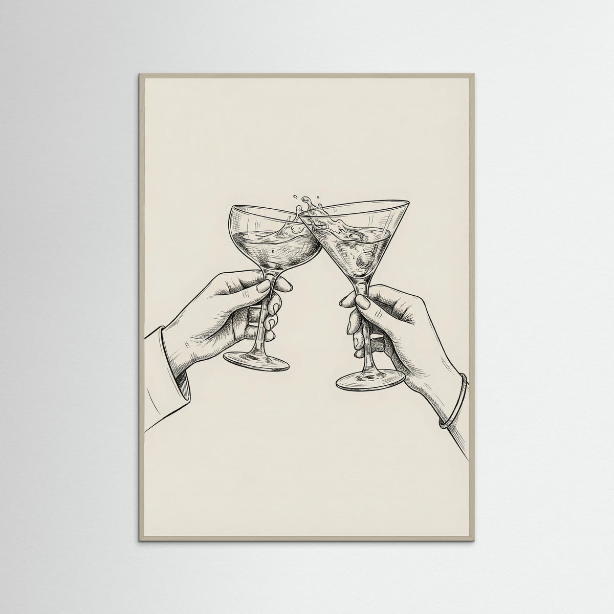 Grey Wood Cheers Together