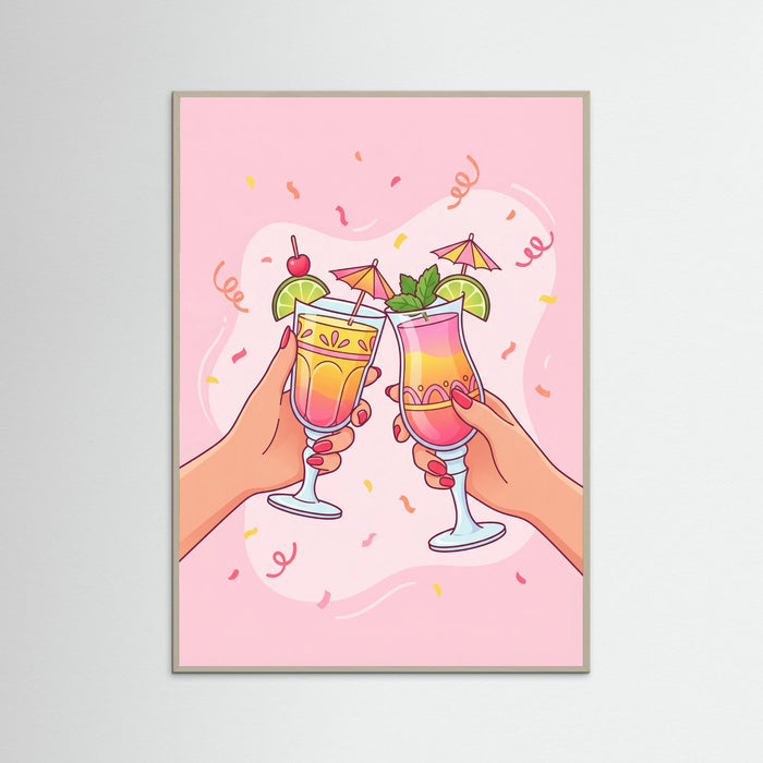 Grey Wood Cheers to Fun