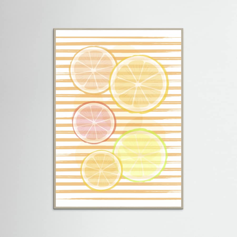 Citrus Poster – poster and art print