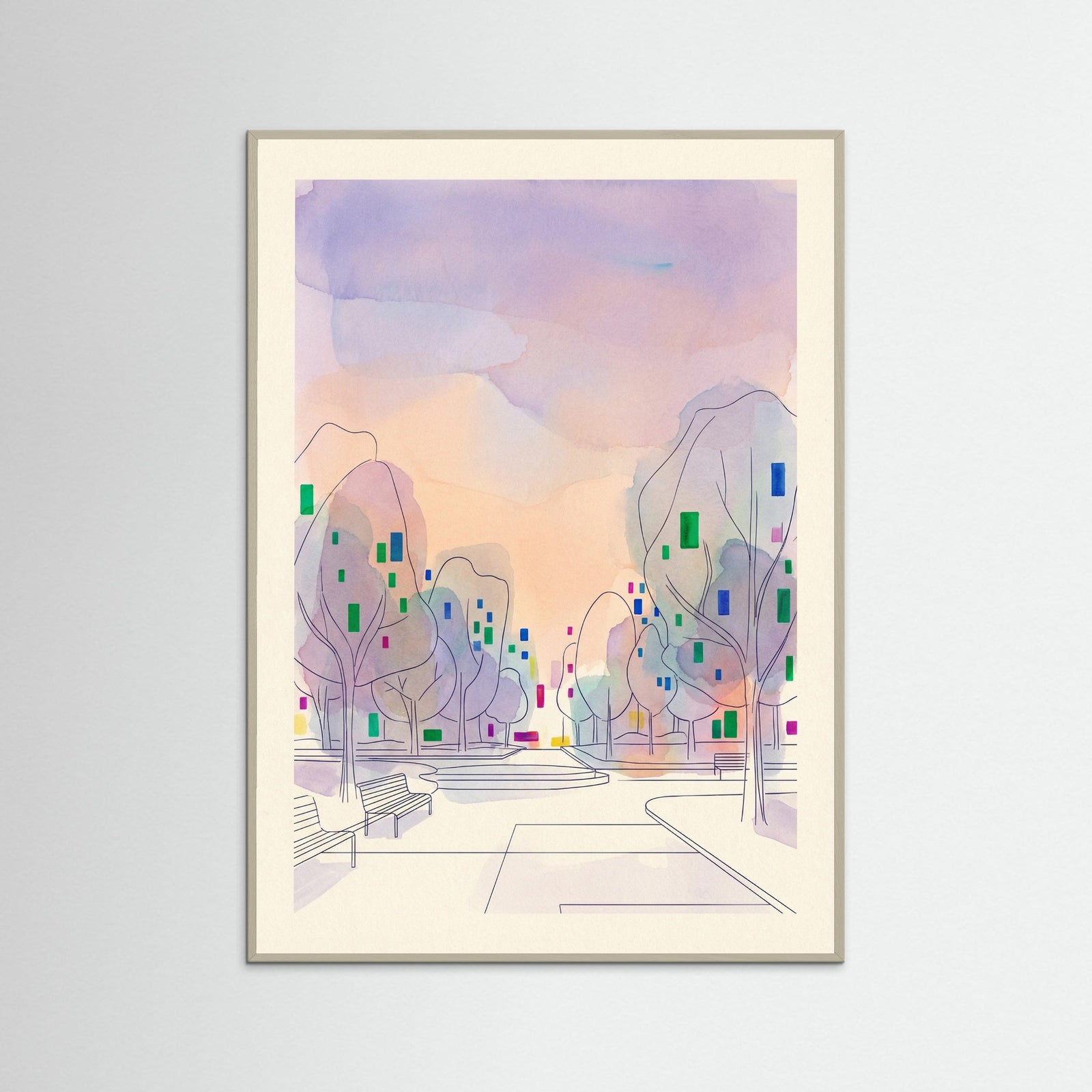 Grey Wood City Whispers