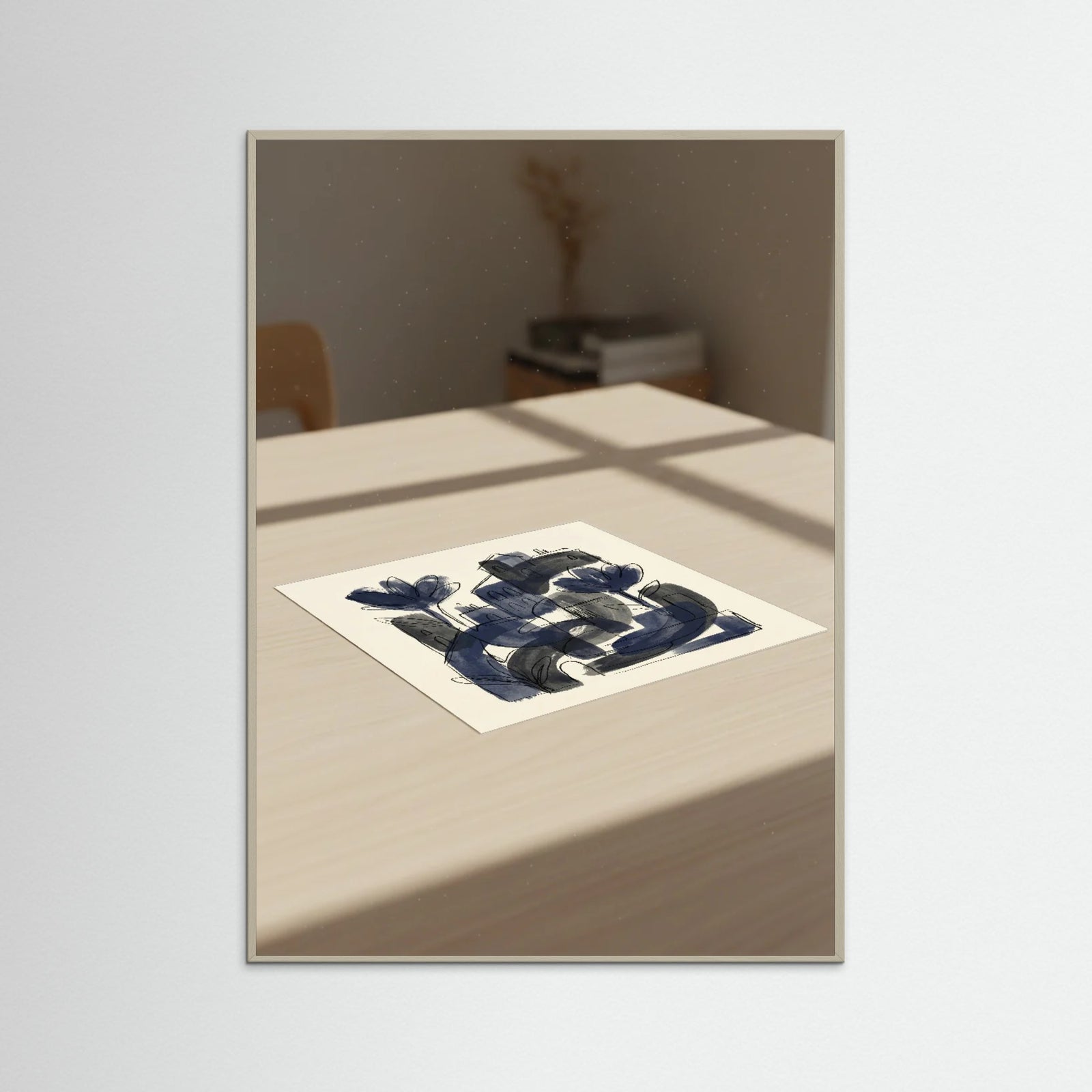 Grey Wood Coastal Citrus Serenity